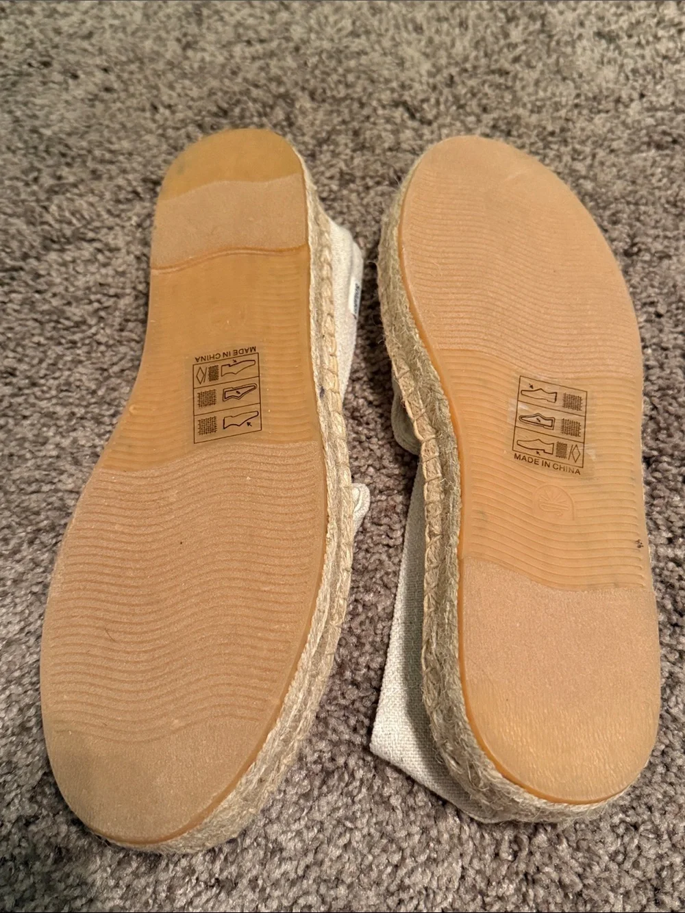 Soludos Natural Canvas Espadrilles with Watermelon & Drink Embroidery